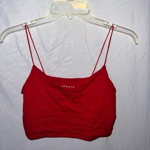 Aeropostale red crop tank